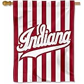 College Flags & Banners Co. Indiana Hoosiers Candy Stripes Double Sided House Banner Flag