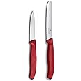 Victorinox VIC-6.7831.7601.US1 Swiss Classic Pillow Packs 4½" Utility & 3¼" Paring Red