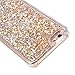 iPhone 7 / iPhone 8 Case with Floating Liquid - SUPVIN Liquid Phone Case for Girls, Fashion Flowing Liquid Floating Luxury Bling Glitter Sparkle Diamond Hard Clear Case for Apple iPhone 7 / iPhone 8