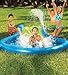 HearthSong Inflatable Water Slide Splash Pool Summer Toys Outdoor Play 12'L Heavy-Duty Vinyl Easy Set Up Ages 4-12