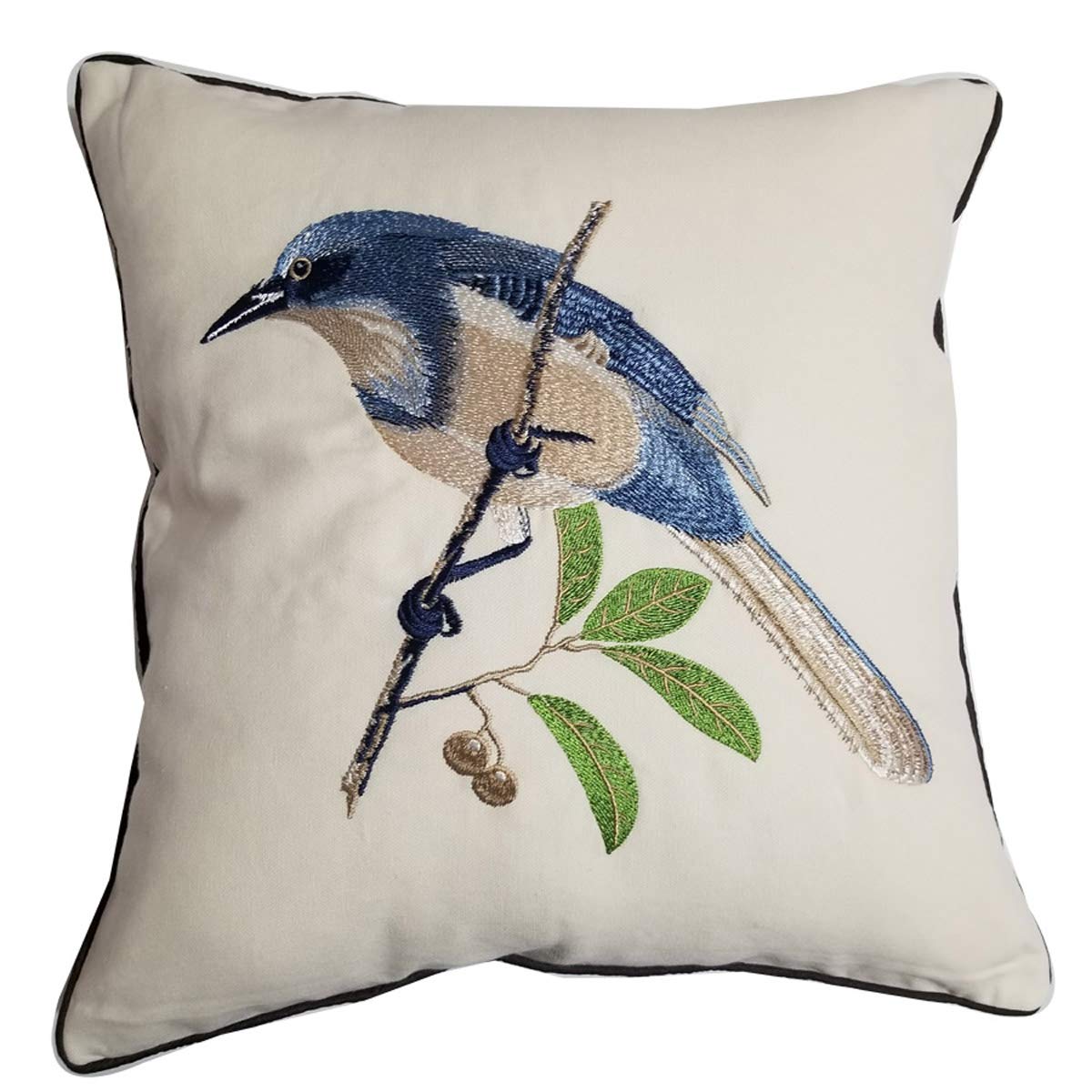 Best Blue Decorative Bird Pillows Living Room