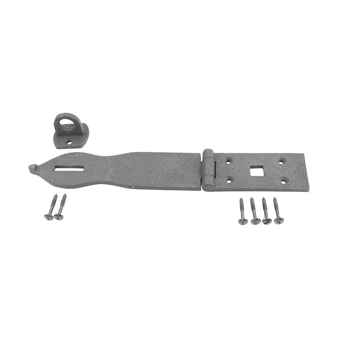 Hasps Black Wrought Iron Hasp 9'' Amazon.co.uk DIY & Tools