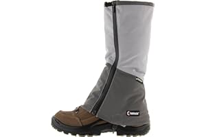 Kahtoola LEVAgaiter Tall GTX Gaiters, Waterproof Gore-TEX Shoe & Boot Protection for Mountaineering, Off-Trail Hiking in Mud, Snow & Ice