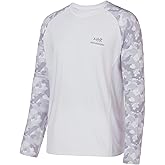 BASSDASH UPF 50 Fishing Tee for Men Camo Long Sleeve Shirt Quick Dry Sweatshirts