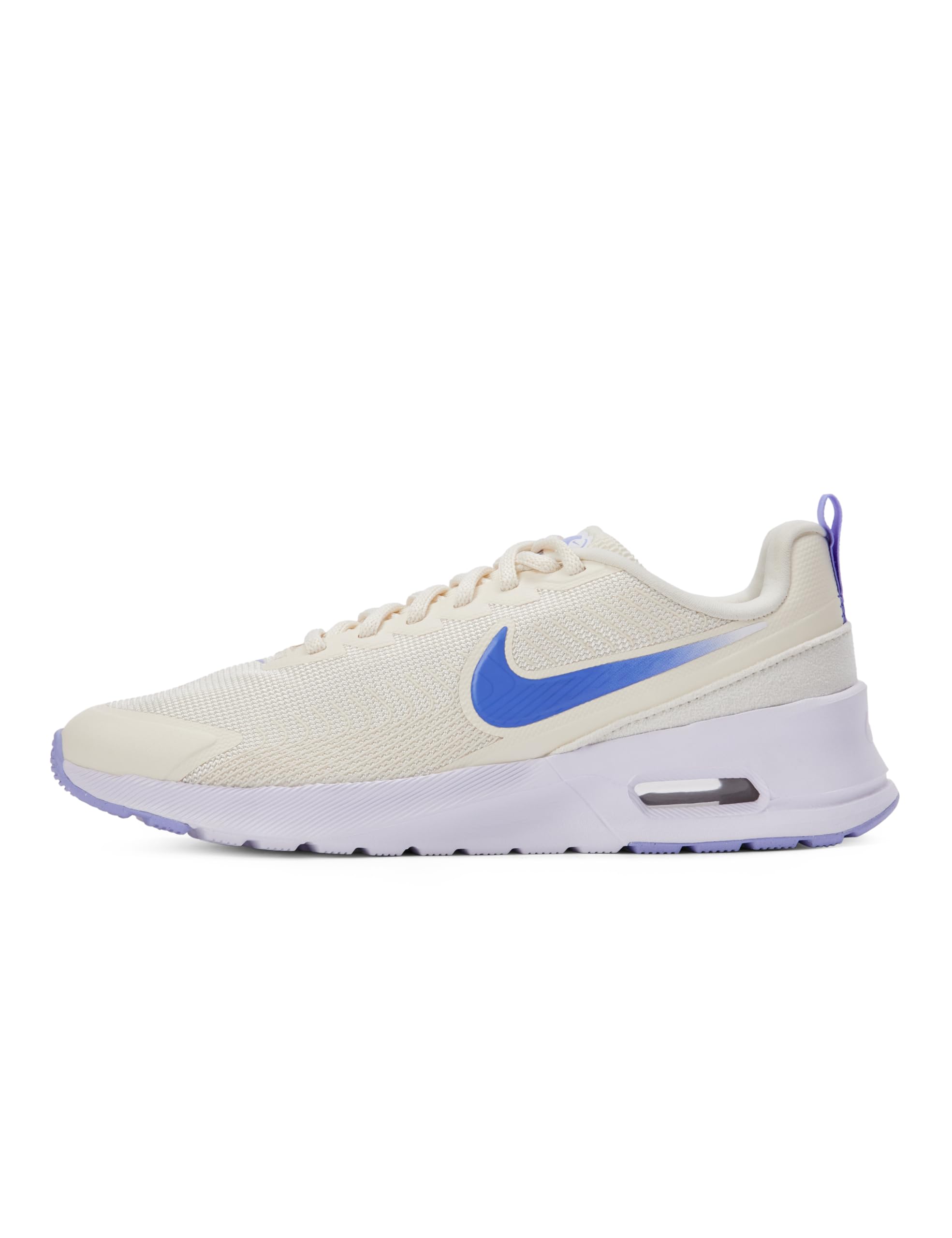 Nike Women's Air Max Nuaxis Lifestyle Shoes, Pale Ivory/Sapphire-White-Light Thistle, 7.5 Image