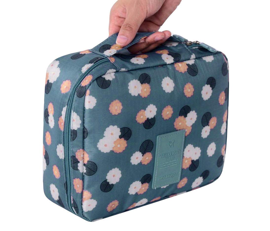 KNDDYY Toiletry Bag Travel Bag, Makeup Cosmetic Bag Travel Organizer for Accessories (Blue)