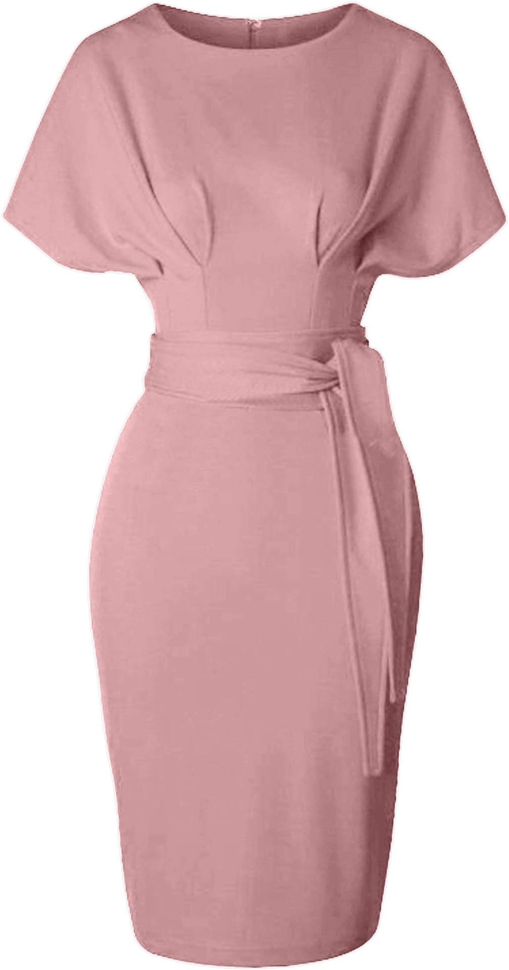 Women's 50s 60s Vintage Sexy Fitted Office Pencil Dress