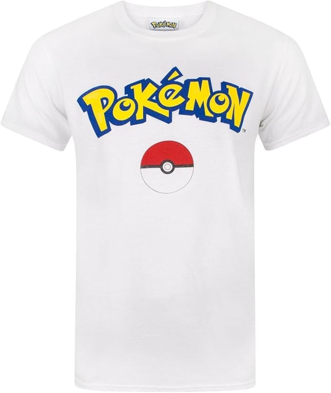 Pokemon Herren Logo T Shirt Xl Weiss Amazon De Bekleidung