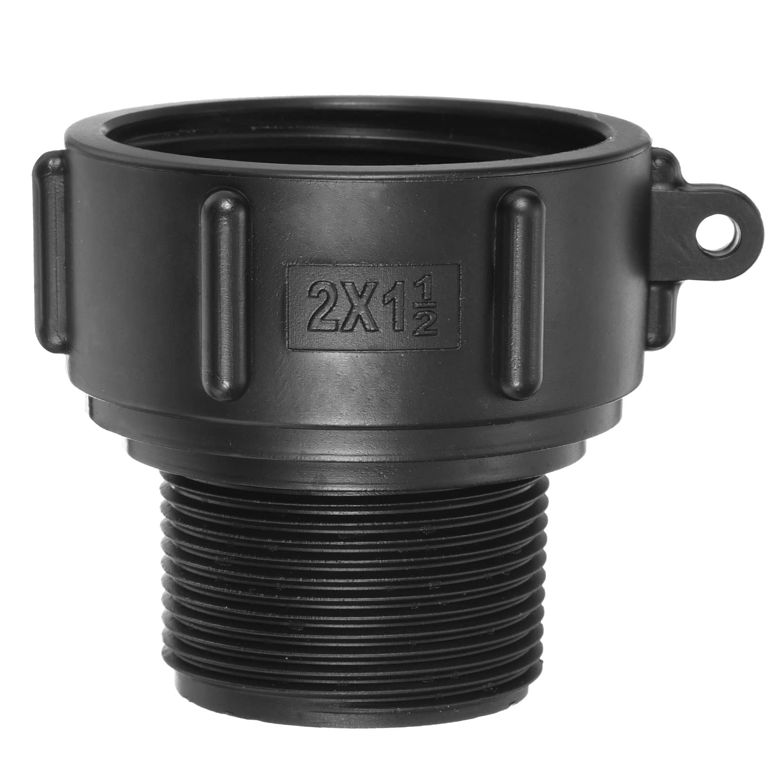 PATIKIL IBC Tote Adapter S60x6 Coarse Thread 1.5 BSP Male, 275-330 Gallon Drain Plug Connector for Water Tank Garden Hose
