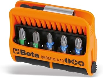 Beta 008600900-860Mix/A10-Juego 10 Puntas En Estuche: Amazon.es: Bricolaje y herramientas