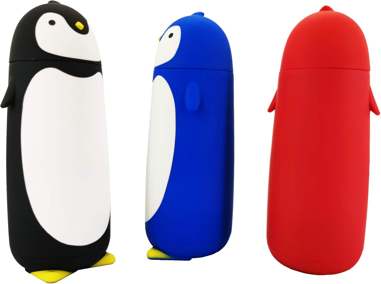 SZWGMY Penguin Stainless Steel Water Bottle Tea Coffee Travel Mug Insulation for Hot & Cold, vacuum flask cup (Black): Kitchen & Dining