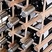 Wood Wine Rack Stackable Storage Storage Display Shelves (40-Bottle)