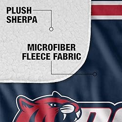 Rogers State University Primary Logo Stripes Sherpa