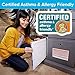 Filtrete 20x25x1 AC Furnace Air Filter, MERV 13, MPR 1900, Premium Allergen, Bacteria & Virus Filter, 3-Month Pleated 1-Inch Electrostatic Air Cleaning Filter, 6-Pack (Actual Size 19.69x24.69x0.78 in)
