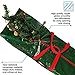 Zober Storage Bag for 7.5 Ft Artificial Christmas Trees - Waterproof with Strong Handles, Labeling Card Slot - Green