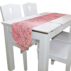 WOOR Double-Sided Cherry Blossom Pattern Table