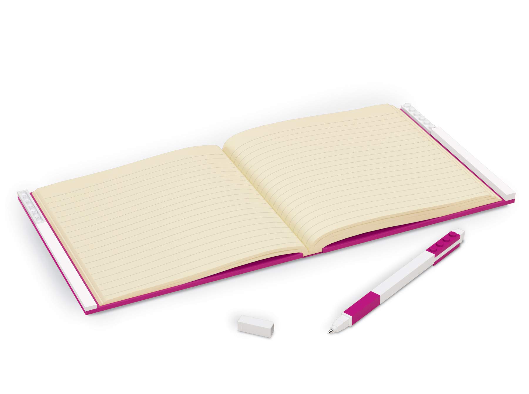 Lego Stationery Locking Notebook with Gel Pen - Violet