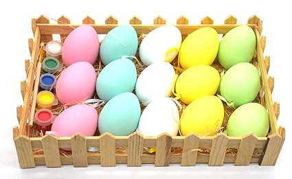 Yukui Easter Eggs Hand Painted Eggshell Decoration Children S