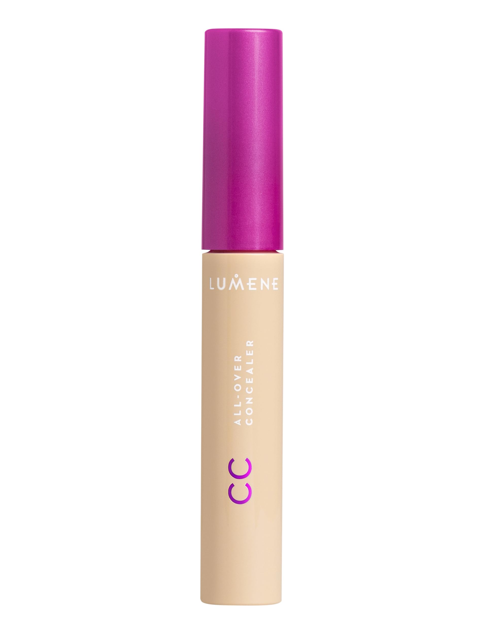 LUMENE CC Color Correcting All-Over Concealer | Lightweight, Buildable Medium Coverage | Evens Tone & Brightens Complexion | Shade 0.5 Light | Vegan | 8.5 ml