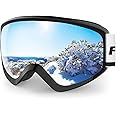 findway Kids Ski Goggles, Kids Snow Snowboard Goggles for Boys Girls Youth OTG