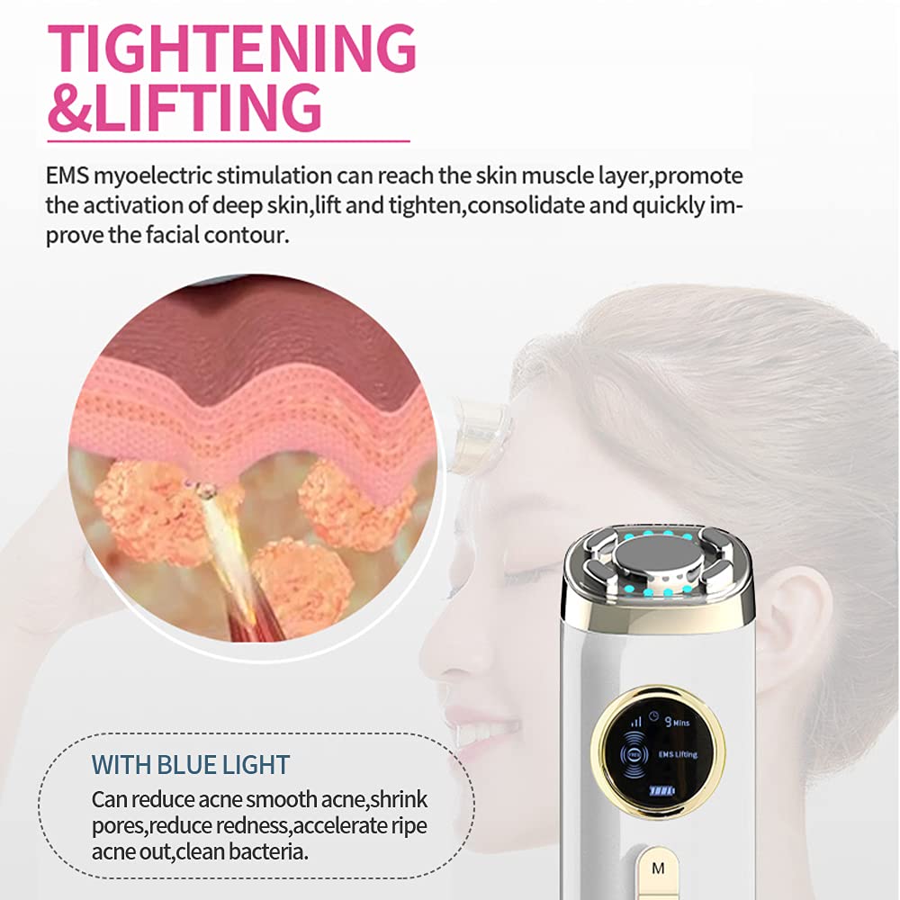 Face Machine for Women Hot Massage for Chin Home Use with USB Rechargeable 4 in 1 Facial Massager: Beauty