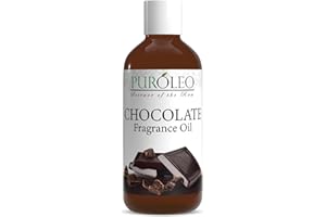 PUROLEO Chocolate Fragrance Oil 4 Fl Oz / 120 ML – Scented Oil for DIY Candle Making, Soap Crafting, Diffusers, Dryer Balls, 