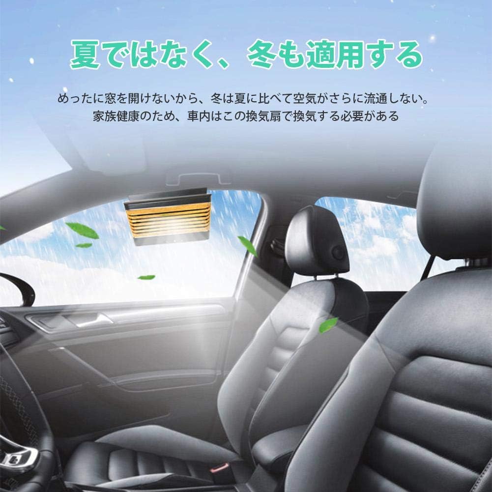 Amazon Negotrztna ソーラーファン 車用換気機 自動空気循環用 冷房効率が大幅に向上 ソーラ充電式 紫外線蚊取り モバイルバッテリなど機能搭載 簡単取付 ブラック ミツハニー 車載用冷暖房器具 車 バイク
