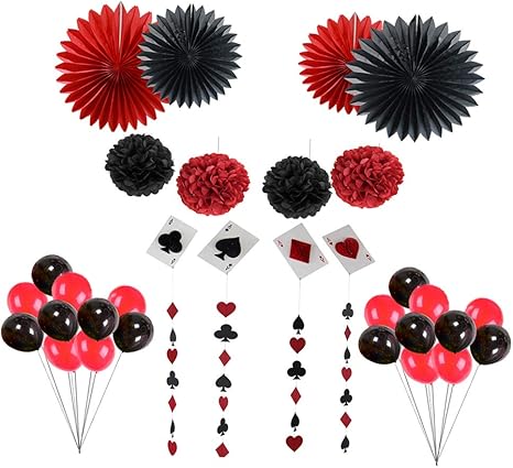 perfeclan Kreativer Casino Party Dekoration: Amazon.de: Spielzeug