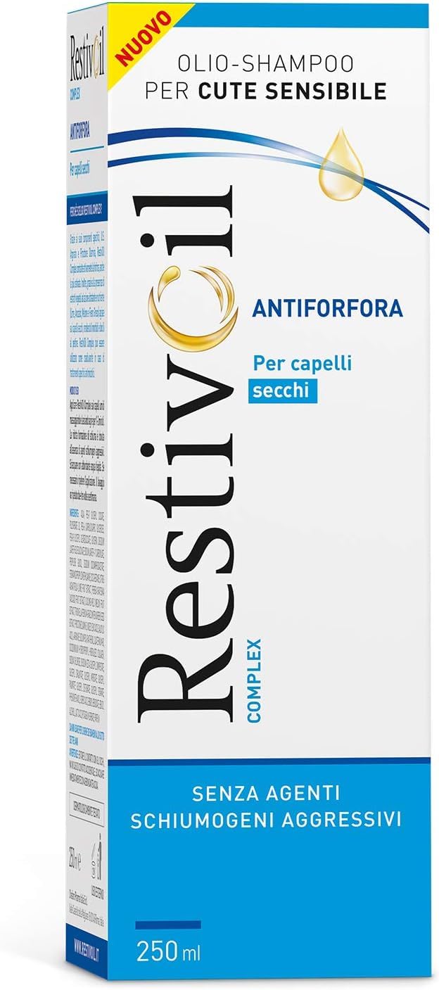 RestivOil Complex Olio Shampoo Cute Sensibile Antiforfora Capelli Secchi 250 ml