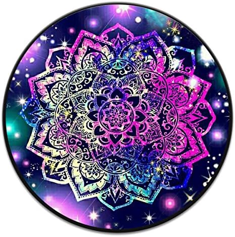 Pop Grip Socket,Expanding Stand Cell Phone Holder Pop Out Phone Grip and Stand for Smartphone and Tablet - Mandala Flower