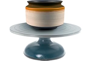 IVWNNN Pottery Wheel 12" Banding Wheel Heavy Duty Pottery Bats with Ball Bearings for Sculpting and Decorating (12" / 30mm)