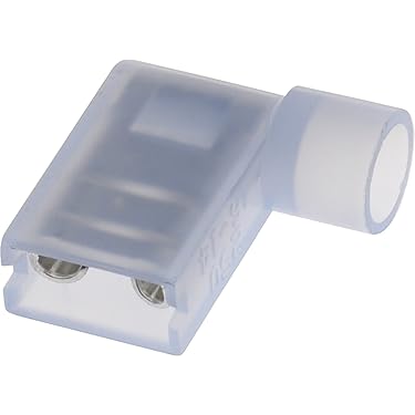 Flagge Buchsen 0.250 Zoll 100) 22-18 Nicht Isolierte Buchse Flagge 90° .250 Stecker Unisoliert Flagge Quick Disconnect