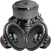 Hifonics 2 x BRW12D2 2000 Watts 12 Inch Brutus Car Audio Subwoofer with Heavy Gauge, Powder Coated, Aluminum Die-Cast Basket, Dual 70 Oz Magnet, 3 Inches Voice Coil - Dual 2 Ohm - 12 in (Pair)