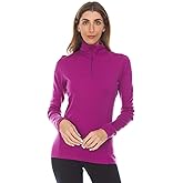 100% Merino Wool - Midweight Womens 1/4 Zip - Midlayer