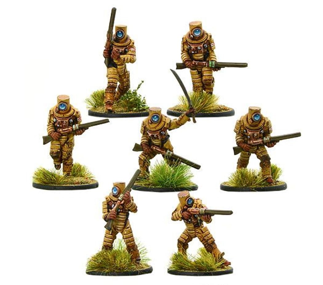 Ghost Attack Squad - Empire of Japan Miniatures for Konflikt 47 Highly Detailed 28mm Scale Miniatures by Warlord Games