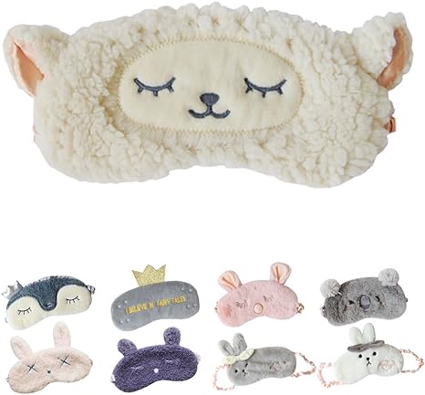 Amazon Ivyonly アイマスク アイカバー シープ 安眠 快眠 睡眠遮光 おしゃれ 旅行職場 おやすみマスク安い おもしろ 軽量 シープ 18 5x8cm Ivyonly アイピロー アイマスク