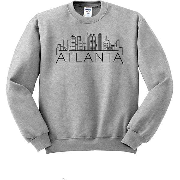 Atlanta College Style Hoodie Sweatshirt - Unisex Pullover, Printed In USA - View #13
