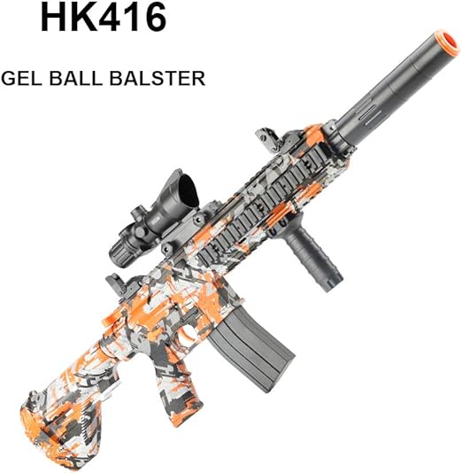 GELRIZTY HK416 Gel Ball Blaster Battery Operated Gel Soil Water