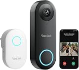 Reolink 5MP Wired Video Doorbell 2.4/5GHz WiFi 180° HD Chime Included No