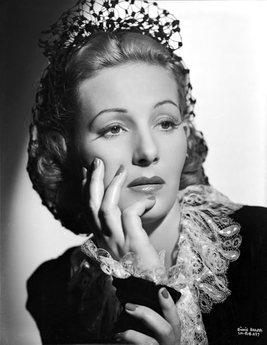 Amazon Com Binnie Barnes On A Head Band With Hand On Face Photo