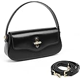 Leather Crossbody Bags for Women, Genuine Leather Purses and Handbags with Adjustable Strap, Top Handle