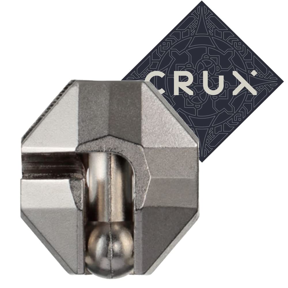 Hanayama Cast Flag Puzzle - Level 1 of 6 - Fairly Easy - Includes Crux Sticker