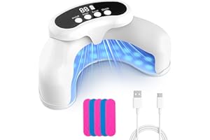 KLEKNI Nail Fungus Treatment LED Light Device- Nail Fungus Light for Damaged Discolored Thick Toenails & Fingernails,Effective Rechargeable Nail Fungus Remover for Home Use