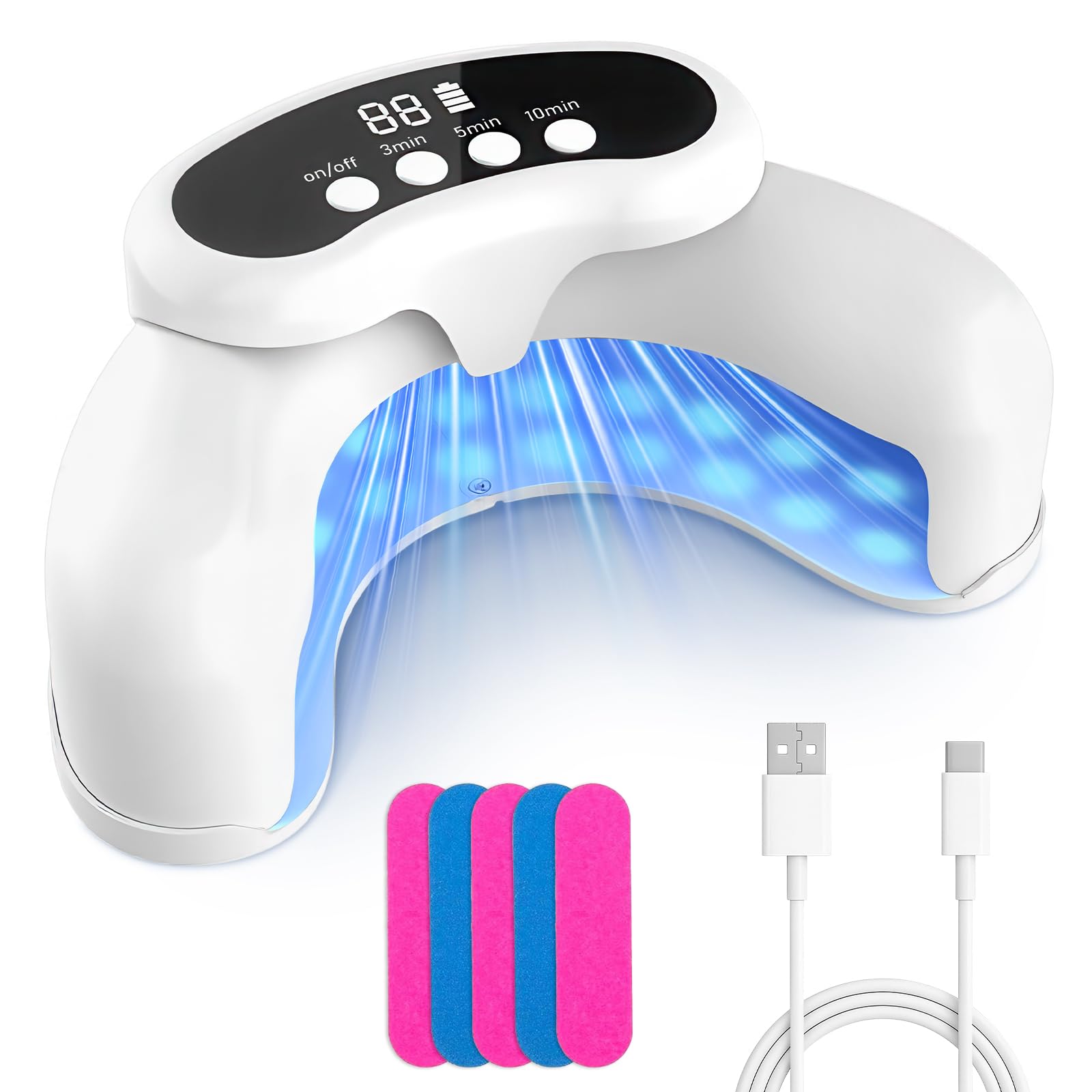 Photo 1 of Leeyond Nail Fungus Laser Treatment LED Light Device-Nail Fungus Light Device,Effective Rechargeable Nail Fungus Remove-White