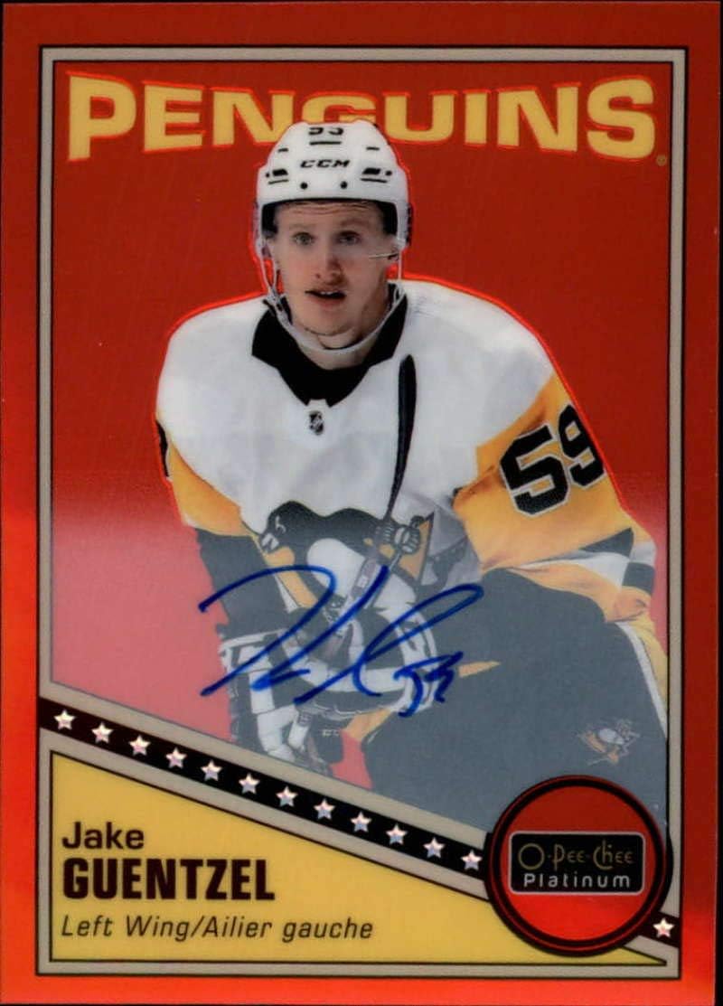 jake guentzel autographed jersey