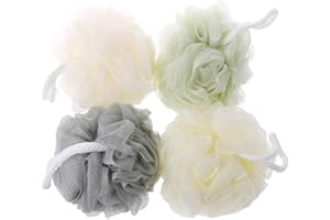 Bath Body Puff Ball Shower Sponge Loofahs Mesh Brush Shower Ball Scrubbers Exfoliating Durable and Useful Practical Treatment