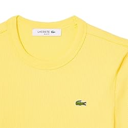 Lacoste Womens Crew Neck Short Sleeve Slim Fit