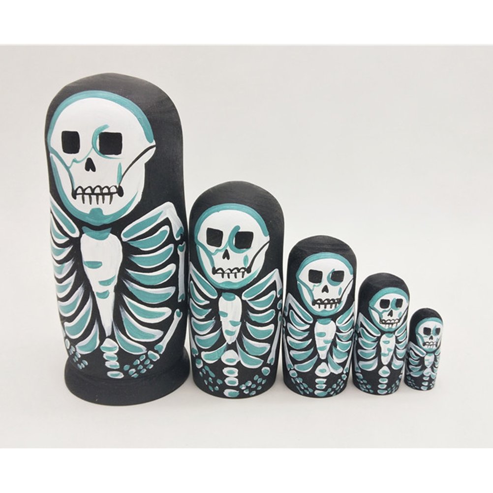 skeleton russian dolls