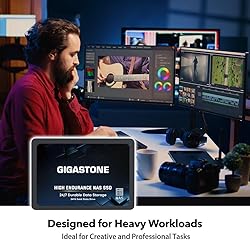 GIGASTONE 2TB NAS SSD Drive (4-Pack) 24/7 Durable
