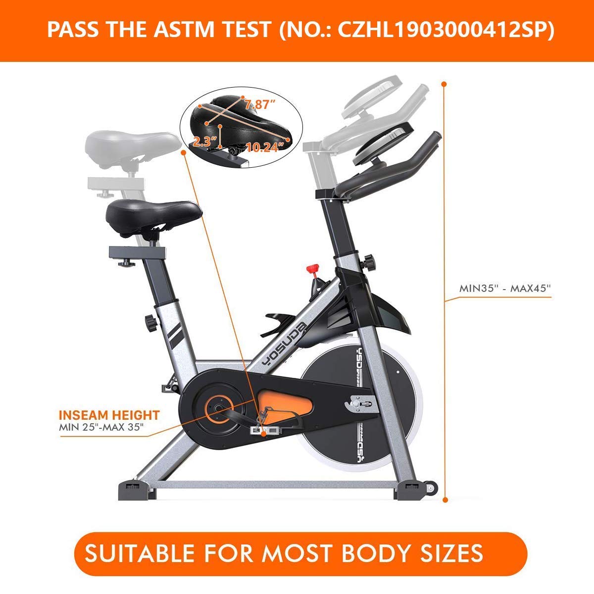 yosuda indoor stationary bike